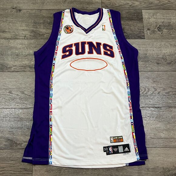 Vintage Crazy Rare 2007 Phoenix Suns Latin Night Team Issued Pro Cut Jersey XL - Picture 1 of 10